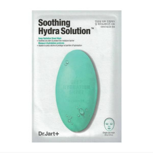 Успокаивающая маска для лица с алоэ вера Dr.Jart+ Soothing Hydra Solution 30g - 1шт.