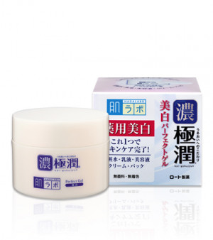 Отбеливающий гиалуроновый гель для лица с арбутином HADA LABO Koi-Gokujyun Whitening Perfect Gel 100g