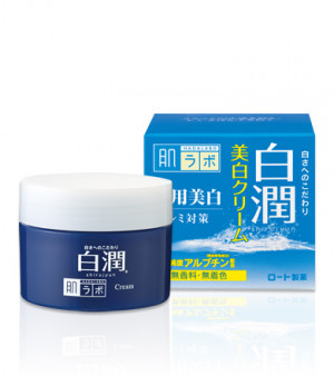 Отбеливающий крем с арбутином HADA LABO Shirojyun Medicated Whitening Cream 50g