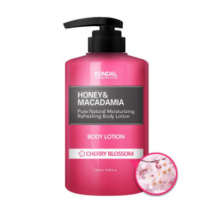 Лосьон для тела "Цветущая вишня" KUNDAL Honey & Macadamia Body Lotion Cherry Blossom 500ml