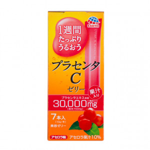 Японская питьевая плацента в форме желе со вкусом ацеролы Earth Placenta C Jelly Acerola 70g (на 7 дней)