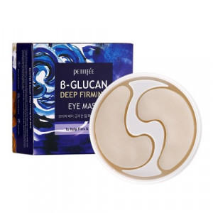 Супер укрепляющие патчи для глаз с бета-глюканом PETITFEE B-Glucan Deep Firming Eye Mask 60шт