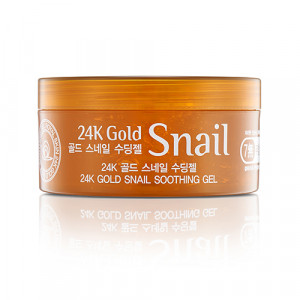 Гель с муцином улитки и золотом ROYAL SKIN 24K Gold Snail Soothing Gel 300ml (Срок годности: до 22.04.2022)