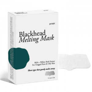 Тающая маска для носа против чёрных точек PETITFEE Blackhead Melting Mask - 5шт