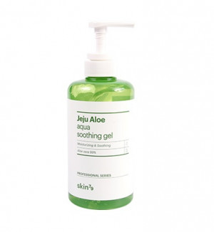 Универсальный гель c алоэ Skin79 Jeju Aloe Aqua Soothing Gel (Pump) 500ml (Срок годности: до 23.05.2022)