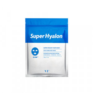 Увлажняющие ампульные маски с гиалуроновой кислотой VT COSMETICS Super Hyalon 7 Days Mask 120g - 7шт.