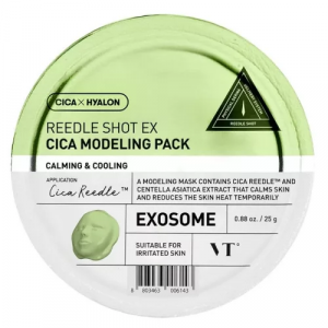 Моделююча заспокійлива маска для обличчя VT COSMETICS Reedle Shot EX Cica Modeling Pack 25g