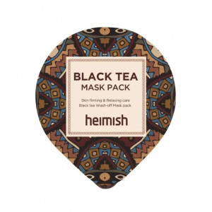 Заспокійлива маска для обличчя з чорним чаєм HEIMISH Black Tea Mask Pack 5ml (Термін придатності: до 01.06.2022)