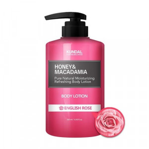 Лосьйон для тіла "Англійська троянда" KUNDAL Honey & Macadamia Body Lotion English Rose 500ml