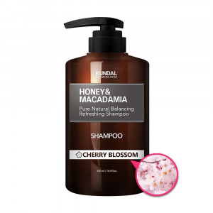 Безсульфатний шампунь для волосся "Квітуча вишня" KUNDAL Honey & Macadamia Shampoo Cherry Blossom 500ml