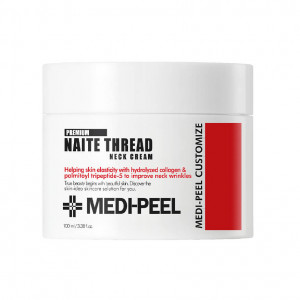 Ліфтинг-крем для шиї з пептидним комплексом MEDI-PEEL Premium Naite Thread Neck Cream 100ml