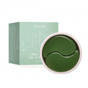 Гідрогелеві патчі під очі з зеленим чаєм та аденозином Neos:lab Chill Down Gel Eye Mask Catechins 60шт