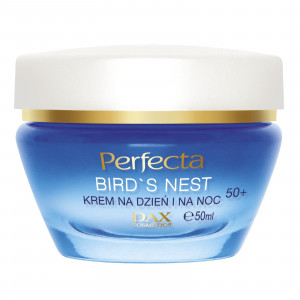Крем для обличчя проти зморшок для віку 50+ PERFECTA Bird's Nest Cream Day and Night 50+ 50ml