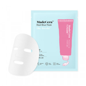 Інтенсивно зволожуюча тканинна маска для обличчя SKINRx LAB MadeCera Real Blue Mask 20ml