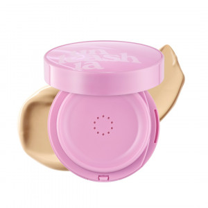 Кушон для обличчя з сяючим ефектом UNLEASHIA Don't Touch Glass Pink Cushion SPF50+ PA++++ (Тон: #23W With Care) 15g