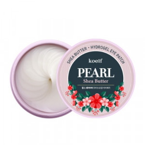 Гідрогелеві патчі для очей з перлами KOELF Pearl & Shea Butter Eye Patch 60шт (Термін придатності: до 10.05.2025)