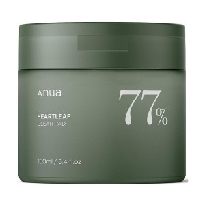 Тонер-пади для обличчя ANUA Heartleaf 77% Toner Clear Pad 160ml, 70шт