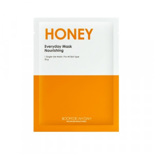 Живильна щоденна маска для обличчя з екстрактом меду BOOMDEAHDAH Everyday Mask Honey 25g