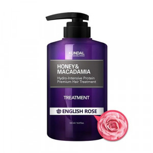 Маска-Кондиціонер для волосся "Англійська троянда" KUNDAL Honey & Macadamia Treatment English Rose 500ml