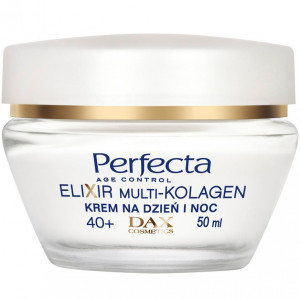Ліфтинг-крем для обличчя проти зморшок для віку 40+ PERFECTA Elixir Multi-Collagen Cream Lifting 40+ 50ml