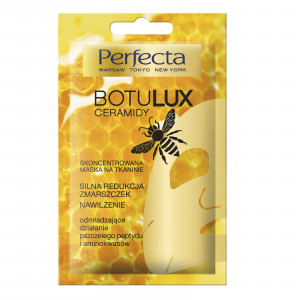 Тканинна маска для зменшення зморшок PERFECTA Botulux Ceramides Face Mask 20ml