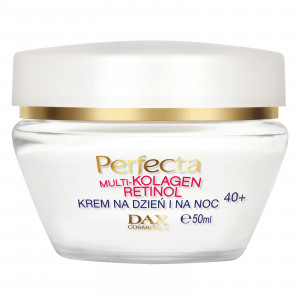Крем для обличчя розгладжуючий зморшки для віку 40+ PERFECTA Multi-Collagen Retinol Cream Day and Night 40+ 50ml