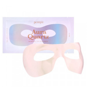 Гідрогелева маска для області навколо очей з екстрактом перлів та лавандою PETITFEE Aura Quartz Hydrogel Eye Zone Mask Iridescent Lavender 9g - 1шт.