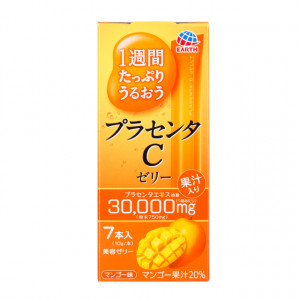 Японська питна плацента в формі желе зі смаком манго Earth Placenta C Jelly Mango 70g (на 7 днів) 