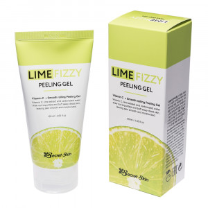Пілінг-скатка з екстрактом лайма і вітаміном С - Secret Skin Lime Fizzy Peeling Gel 120ml