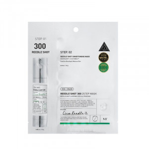 Зміцнювальна тканинна маска для обличчя VT Cosmetics Reedle Shot 300 2Step Mask 26,5g